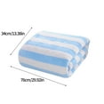 thumbnail image 3 of Beach Towel, Large Striped Beach Towel, 100% Cotton Towel, Soft Absorbent and Fast Drying, Suitable for Beach, Gym, Hotel, Spa Bathtub and Bathroom Use, 55.12in x 27.56in, 3 of 7