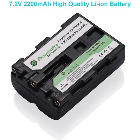 Patona Dual Lader Met 2x Batterij NP-FM500H Compatibel Met Sony Dslr A200 A700 A900 Ilca 77m2 Slt A57 A99