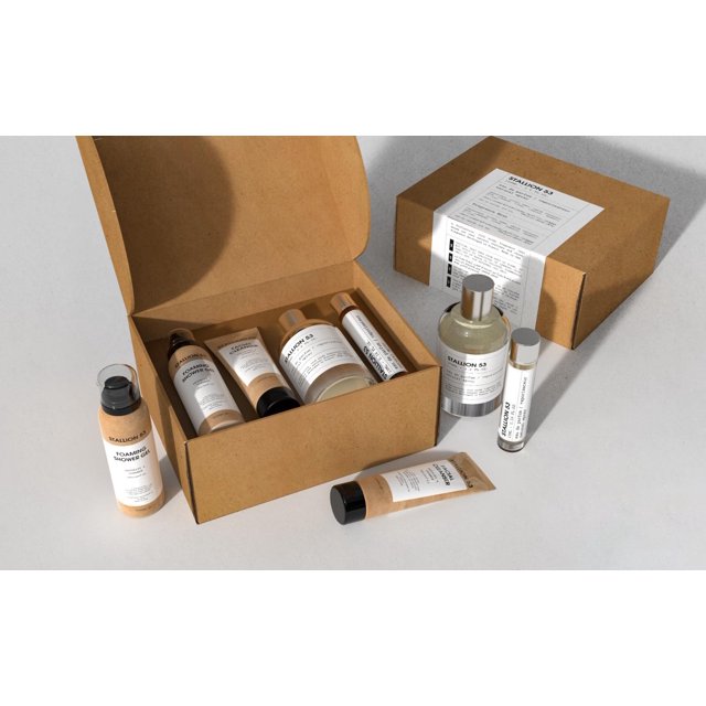 Set Perfume Emper Stallion 53 para hombre de 100 ml con gel de ducha