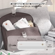 PeriPage P40, Portable Mini Thermal Printer, No Ink Required, Wireless Bluetooth Connection, Compatible with Android and iOS Systems, Supports Printing 8.26-inch x 11.69-inch Letterhead
