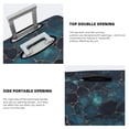 thumbnail image 6 of Multi-Size Suitcase Protective Cover Full Range Double Stitching Invisible Zipper For Travel Business Animal Skin Print Style Darkturquoise_2 Medium, 6 of 8