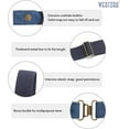 thumbnail image 4 of WERFORU No Buckle Stretch Belt for Women and Men Elastic Waist Belt up to 72 Inches for Jeans Pants, 4 of 7