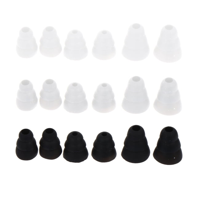 unbranded 36Ud Tapones De Silicona Para Auriculares in-Ear Protección Y Confort Multicolor