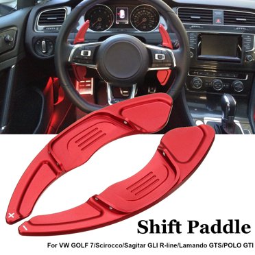 DTM Exclusive Customs Paddle Shift Extensions – For VW Scirocco 2015-2017 – MT_GTI7 – Black/Red