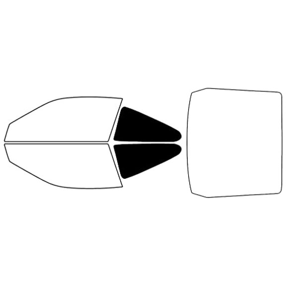 Avery Dennison NR Nano Ceramic IR Window Tint Kit Compatible with Eagle Talon 1990-1994 - Back