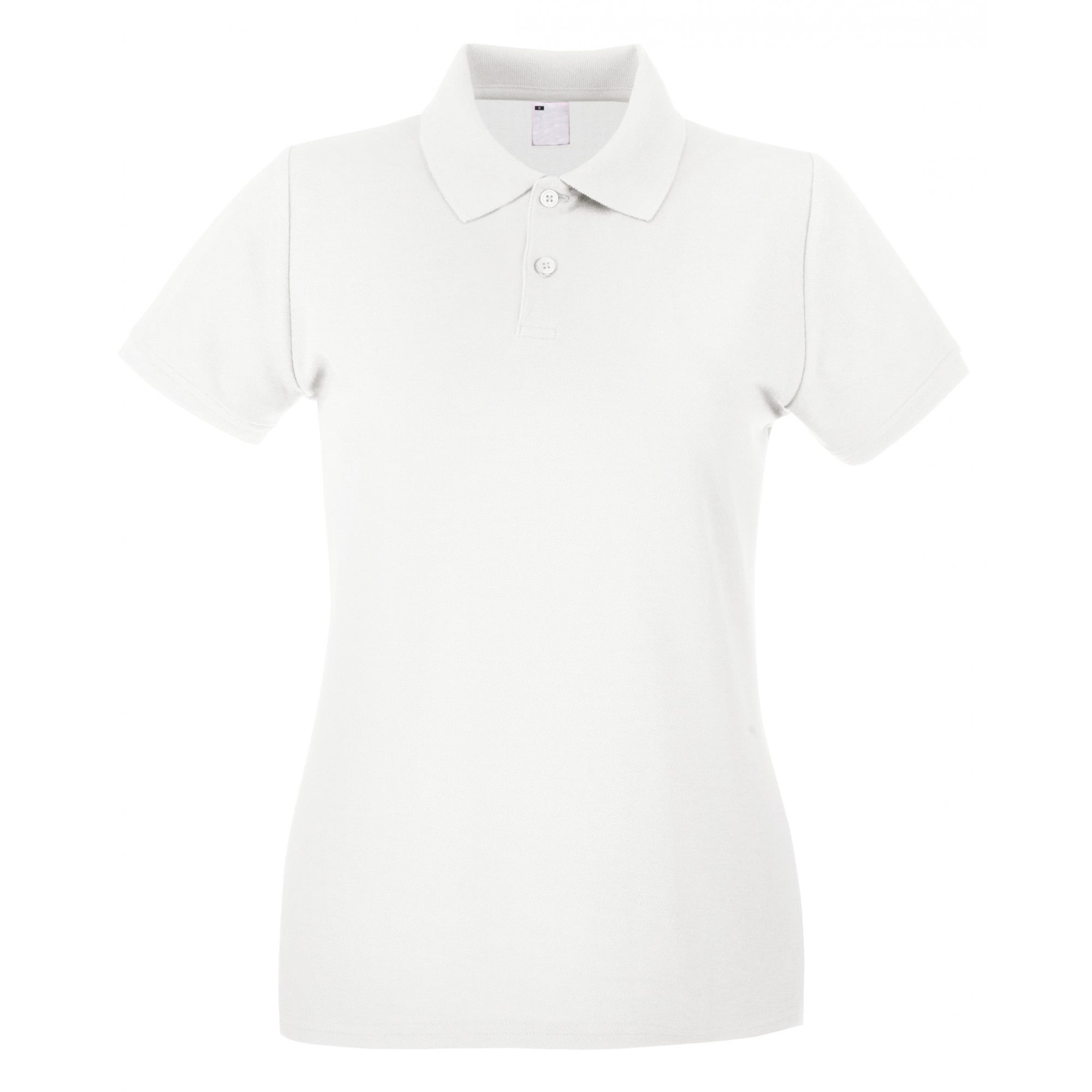 women's fitted black polo shirts