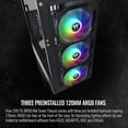 thumbnail image 3 of Thermaltake View 200 TG ARGB Computer Case, Black, 3 of 6