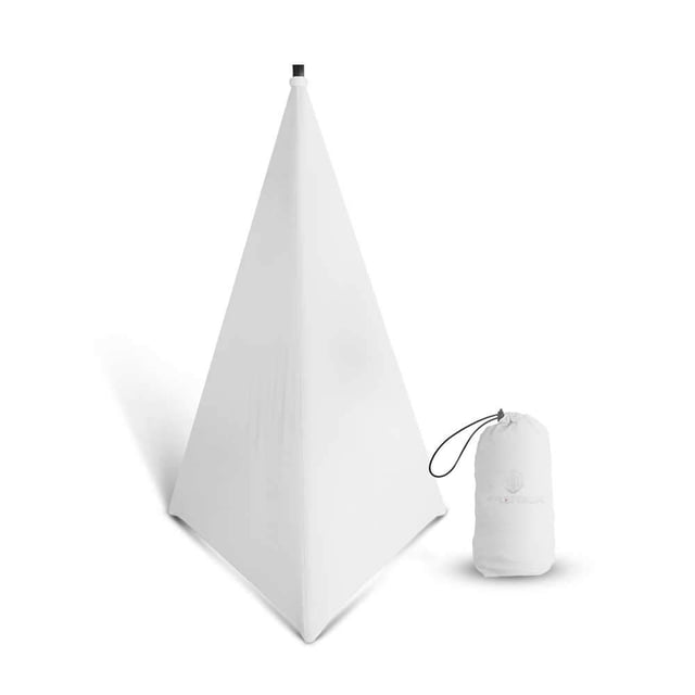 Funda de soporte para altavoz PRORECK, color blanco, 22 x 12 x 8 cm