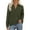 Army Green, variant on Fall Cable Knit Sweaters for Women Long Sleeve Loose Chunky Polo V Neck Sweater Casual Pullover Jumper Tops