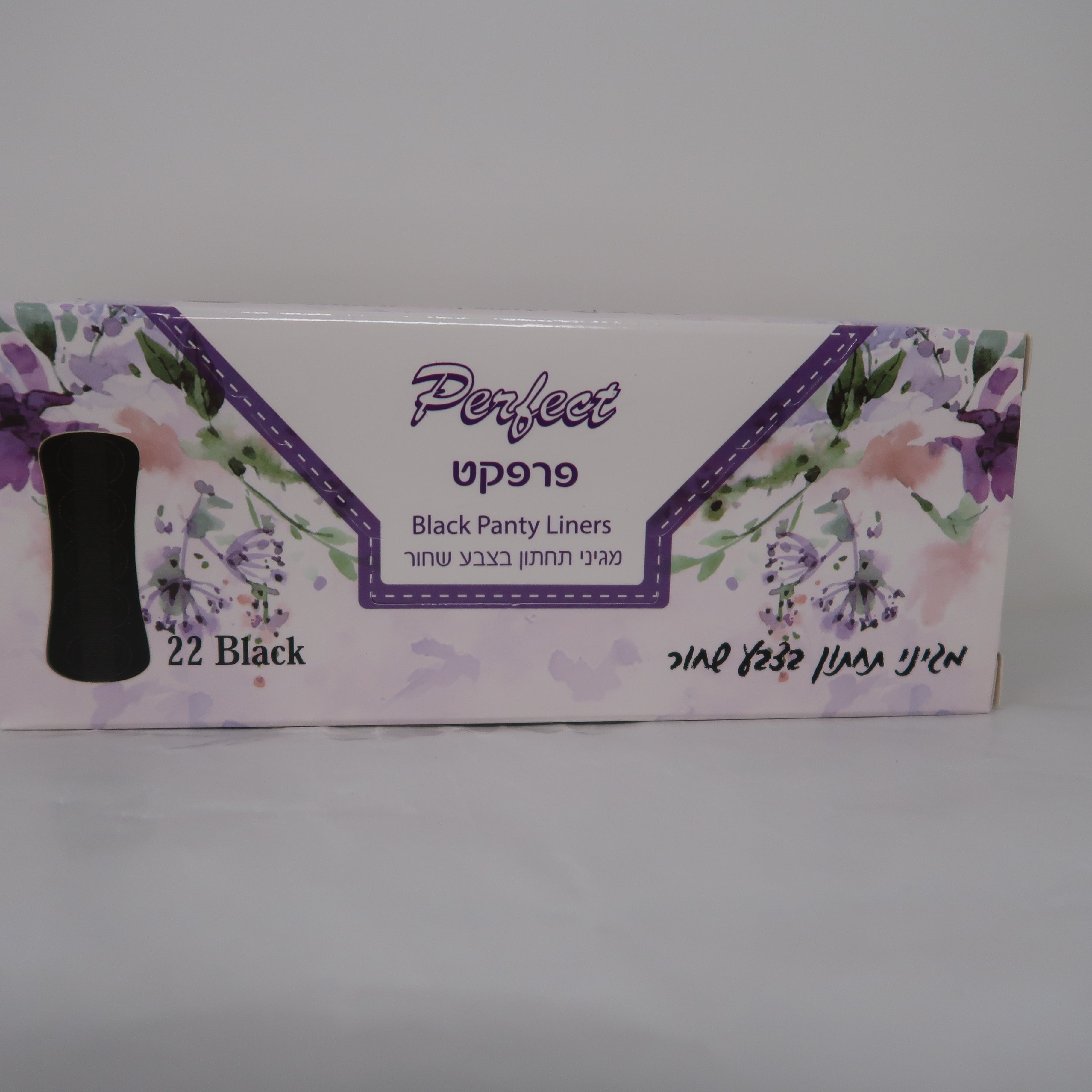 FEEL NORMAL  DISPOSABLE  BLACK PANTY LINERS 36 PCS (pack of 2 )