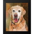thumbnail image 2 of Fagan, Edie 12x14 Black Modern Framed Museum Art Print Titled - Rex Golden Retriever, 2 of 5