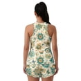 thumbnail image 2 of Xoenoiee Boho Mandala Flower Print Blouson Tankini Swimsuits for Women 2026 Tummy Control Two Piece Bathing Suits with Sporty Pockets Swim Shorts, S, 2 of 7