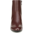thumbnail image 3 of Naturalizer Womens River Heeled Ankle Boot Cabernet Sauvignon Red Leather 10M, 3 of 5