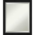 thumbnail image 2 of Amanti Art Eva Black Silver Narrow Framed Wall Mirror - 19.12 x 23.12 in, 2 of 5