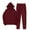 Wine, variant on Kixjoy Sweatsuits Women 2 Piece 0utfit Oversized Casual Women's Sweatsuits Jogging Fleece Fall Drawstring Hoodie Sweatpant Set Running Fashion Women's Tracksuits with Pockets, Blue L