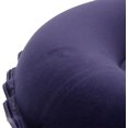 thumbnail image 6 of 1 Pack Flocking Inflatable Air Cushion,Round Waffle Cushion,Anti-Decubitus Seat Cushion with Pump,Breathable Chair Pad,Portable Backrest,Butt Cushion,for Daily Use Dark Blue, 6 of 7