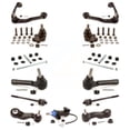 thumbnail image 1 of TOR Front Arms & Lower Ball Joints Tie Rods Link Sway Bar Kit (13Pc) for Car Chevrolet Silverado 1500 Classic GMC Sierra Without Frame Bracket RWD with Coil front springs Gear steering type KTR-103420, 1 of 2