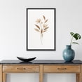 thumbnail image 4 of Framed Canvas Print Wall Art Minimalist Floral Botanical Art for Living Room, Bedroom, Office - 24"x36" BLACK, 4 of 7