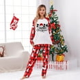 thumbnail image 5 of Zwiiyzr Family Matching Sets Christmas Jammies for Mom Christmas Women Mom Plaid Printed Blouse Tops+Pants Family Matching Pajamas Set 2025 Red, 5 of 7
