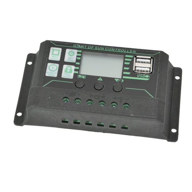 Controlador de descarga de carga solar, controlador de descarga de carga solar, regulador de panel solar, controlador solar fotovoltaico confiable y duradero
