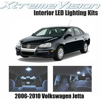 XtremeVision Interior LED for Volkswagen Jetta 2006-2010 12 Pieces Cool White Interior LED Kit   Installation Tool