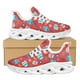 thumbnail image 1 of Zapatos planos transpirables para mujer, zapatillas con cordones y estampado de huevos de Pascua, calzado deportivo informal para adolescentes y estudiantes, 1 of 6