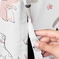 thumbnail image 3 of Sweet Jojo Designs Cartoon Puppy Dog White and Pink Girl Dog Crate Kennel Cover 36in., 3 of 6