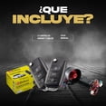 thumbnail image 4 of Alarma Automotriz Universal con 2 Controles Remoto Remotos Tipo Llave Mando A Distancia Sirena y Sensor de Impacto Compatible con Todo Auto Carro DAL020, 4 of 4