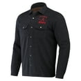 thumbnail image 2 of Men's Darius Rucker Collection by Fanatics Black Atlanta Braves Ringstop-Full-Snap Shacket, 2 of 3