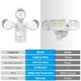 thumbnail image 4 of 2 Pack 3CCT LED Motion Sensor Security Light, Dusk to Dawn Outdoor Flood Light, 35W, 3000K/4000K/5000K Selectable, White, 4 of 9