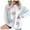 White, variant on Futezty Women's White Ribbed Sequin Santa Graphic Christmas Sweatshirt Trendy Outfits 2024 Fall Clothes