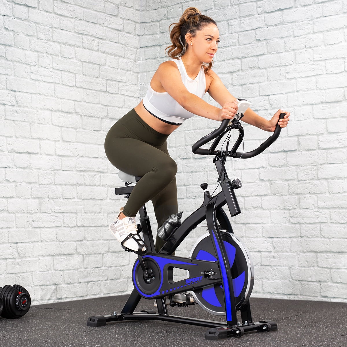 Details about   Stationary Exercise Fitness Bike Cycling Cardio Health Workout Indoor Training 