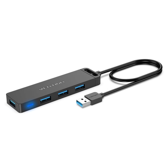 Cable USB Hub VENTION de 4 puertos USB 3.0 ultradelgado de 45 cm