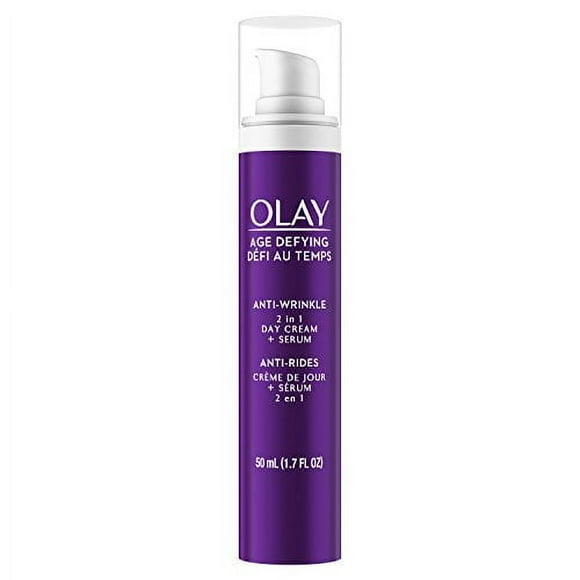 Olay Défi au Temps 2 en 1 Crème de Jour Anti-Rides + Sérum
