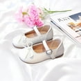 thumbnail image 6 of Toddler Girl Dress Shoes Bow Knot Mary Jane Flat Shoes Little Girl Wedding Party School Church Shoes, 6 of 6