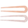 thumbnail image 5 of 2 piezas creativas para el cabello en forma de U decoración de cabello útil para el cabello práctico accesorios para el cabello para la fiesta de boda diariamente (rosa, rojo), 5 of 5
