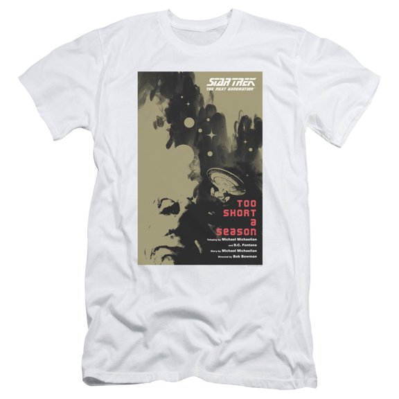 Star Trek Tng Season 1 Episode 16 Adult 30/1 T-Shirt White