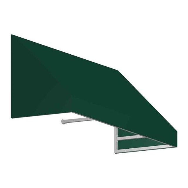 Awntech RN22-US-3F Auvent de Fenêtre et d'Entrée New Yorker de 3,38 Pi, Vert Forêt - 31 x 24 Po