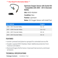 thumbnail image 2 of Upstream Oxygen Sensor with Socket Kit - Compatible with 2004 - 2012 Chevy Malibu 2005 2006 2007 2008 2009 2010 2011, 2 of 2