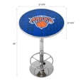 thumbnail image 2 of New York Knicks City Bar Table with Adjustable Footrest and Acrylic Top, 2 of 5