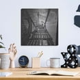 thumbnail image 6 of Luxe Metal Art 'Black Bridge' by Dariusz Klimczak, Metal Wall Art, 12"x12", 6 of 9