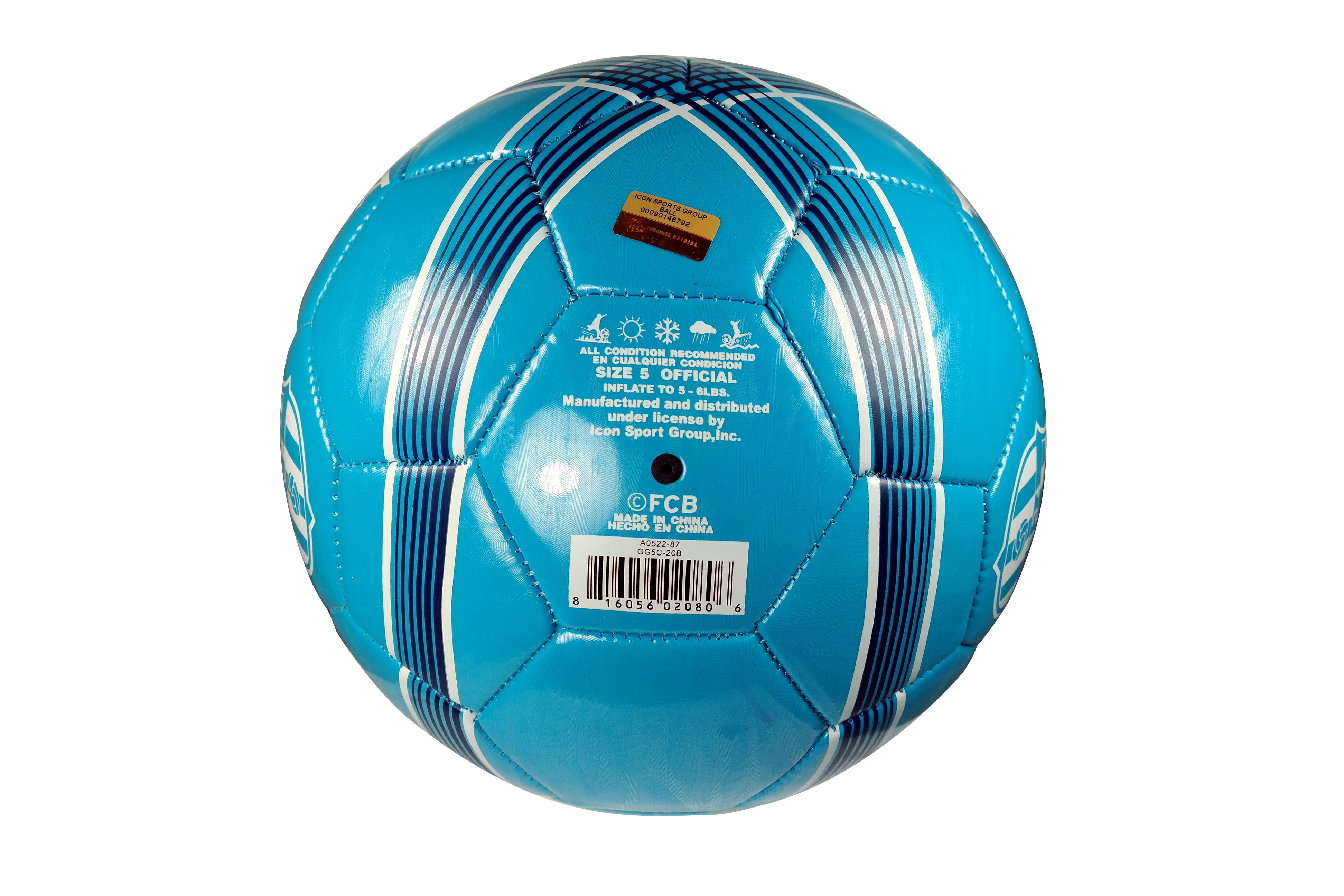 FC Barcelona Authentic Official Licensed Soccer Ball Size 5 - 04-6