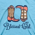 thumbnail image 4 of Blessed Girl Womens T-Shirt Coastal Cowgirl, 4 of 6