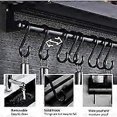 thumbnail image 3 of Especiero de pared para cocina, sin necesidad de taladrar, con 8 ganchos extraíbles, ideal para colocar especias., 3 of 5