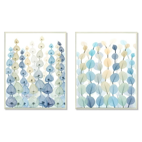 Stupell Home Décor Framed Canvas Art Prints, 2” x 10”, Set of 2