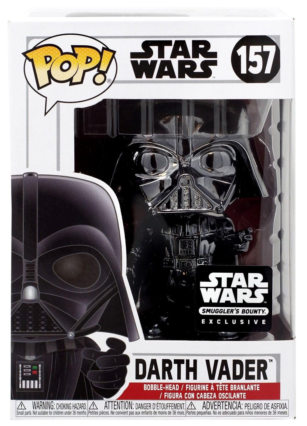 Funko POP! Star Wars Darth Vader Vinyl Bobble Head [Chrome, Force Choke]