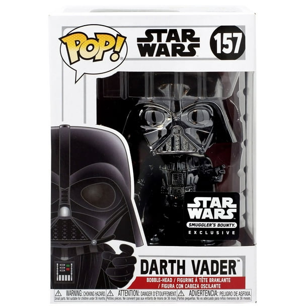 Funko POP! Star Wars Darth Vader Vinyl Bobble Head [Chrome, Force Choke ...