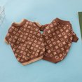thumbnail image 2 of Luxury Dog Clothes Fashion Pet Sweater Dog Knitted Sweater Pomeranian Clothes Schnauzer Cardigan Sweater Dog Apparel Costumes ShopWise Round, 2 of 21