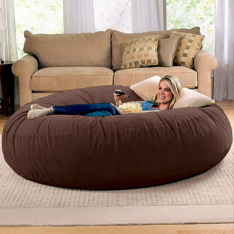 Terracotta Big Joe Chairs Amazon Jaxx 6ft Cocoon Large Bean Bag