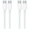thumbnail image 1 of Exian USB C / Type C to USB C / Type C Cable 1M White - 2/Pkg, 1 of 1